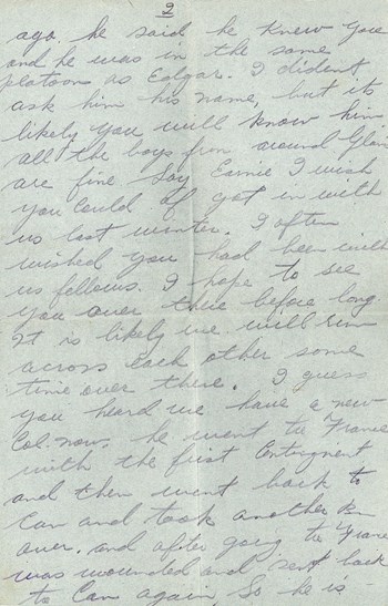 Page 4, July 1917 Letter Thompson to Cunningham